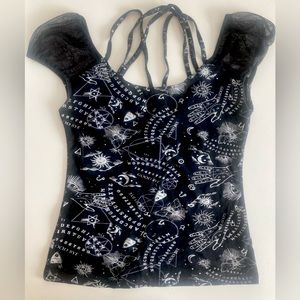 goth witchy top